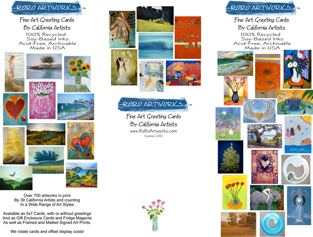 RoRo Artworks Tri Fold Brochure Outside