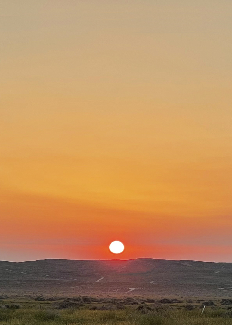 Orange Sunset (Taft, CA)